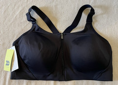 44C All in Motion Sports Wireless Bra Black New 44 C High Support