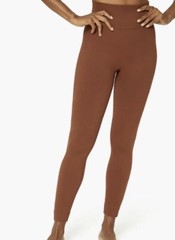 NWT Women’s WeWoreWhat Brunette Brown Seamless Leggings Medium Activewear Pant