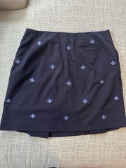 EP Pro Stretch Bumble Bee 18″ Golf Skort Navy Blue Women’s 8 Tennis Activewear
