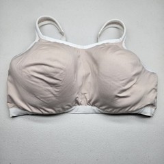 Natori Women Sports Bra 40DD Beige T Shirt Underwired Yogi Contour Convertible