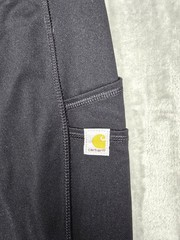 Carhartt Womens XL Black Cargo Leggings Pants Fitted BN5321-W