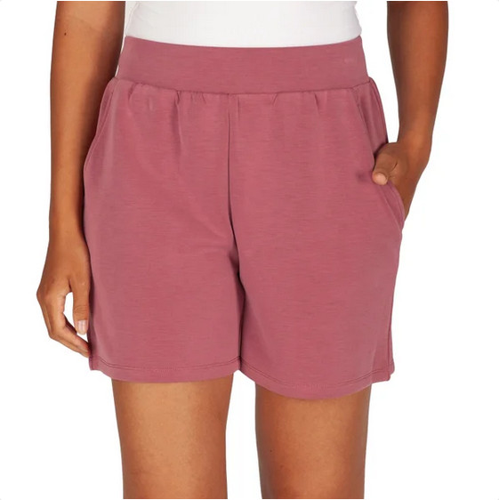 LazyPants Women’s Luxe Short, Berry, Size- XXL