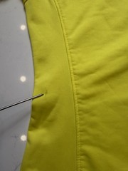 Nike Pro Dri-FIT Half Zip Pullover Hoodie Neon Yellow Women’s Large Running