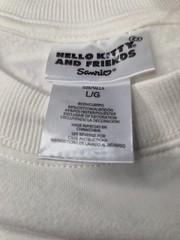 Women’s Large Cream Hello Kitty & Friends Embroidered Sweatshirt – New