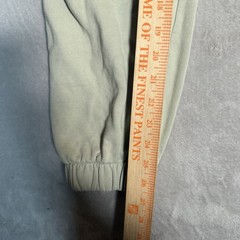 Brandy Melville Sweatpants Womens One Size Green Fleece John Galt Joggers