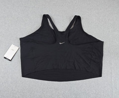 Nike Yoga Luxe Womens Size 3X Shelf Bra Cropped DriFit Tank Black NWT