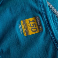 Icebreaker GT 150 Women’s L Merino Wool Technical Running T-Shirt Blue Teal