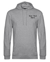 Personalised B&C Unisex #Hoodie Embroidered Custom Text Logo Workwear Casual Gym