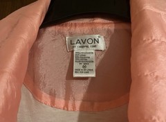Lavon by Cheerful Corp M Pink Track Suit Jogging Jacket Half Zip/ Full Snap