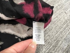 Vintage Havana Women’s Pink, Blue, White, Black Tie Dye Crop Hoodie Sweatshirt S