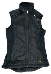 Nike Running Lightweight Vest Black Reflective Stretch Womens XS 0-2