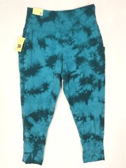 All In Motion Jogger Pants Womens Large Ultra Soft Wide Waistband Blue Tie-Dye