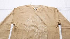 Post Surf Women’s Oversized Crew Neck Monstera Sweatshirt AW5 Sand Medium