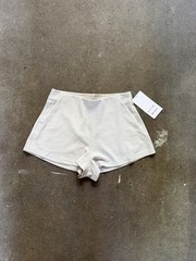 NWT Lululemon Ribbed Softstreme High Rise Short 2” in Bone Size 8 Activewear
