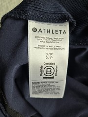 Athleta Brooklyn Ankle Pant, Mid Rise, Size 0 Petite, Bundle Of 2, Navy/Black EC