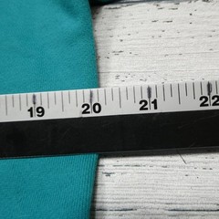 Polaris Hoodie Womens Medium Teal Green Journey 1/4 Zip Kangaroo Pocket Fleece