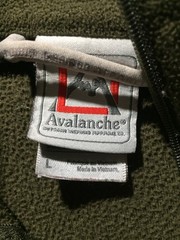Avalanche Fleece Pullover Womens L Large Dark Green 1/4 Zip Mock Neck