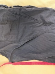 Lululemon Dance Studio Pants Unlined Navy Blue Drawstring Athletic Yoga 10 Good