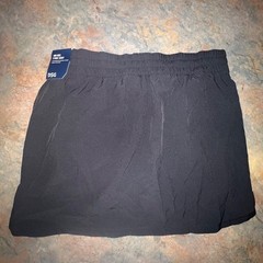 Dsg Mid-Rise Stride Skort With Built-In Shorts, Black, Size Small