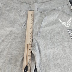 Coed Sweatpants Womens Medium Gray Andrews AFB U.S. Air Force Flare Lounge Yoga