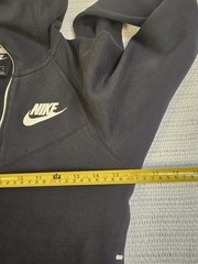 Nike Women’s XS Black/White Full Zip Hoodie Logo w/ Pockets