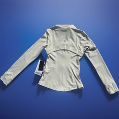 NWT Lululemon Define Jacket Nulu Bone Gold Size 4 Full Zip Thumbholes $128
