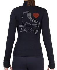Figure Skating Polartec Fleece Jacket Rhinestone JR221