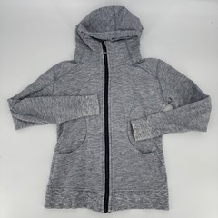 Lululemon Scuba Hoodie II Heathered Gray Full Zip Thumbholes Women’s 6