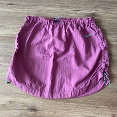 Nike Women’s Skirt Pink Grey 100% Nylon Athletic Adjustable Pockets Size Medium