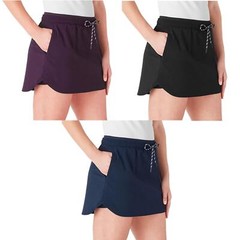 Member’s Mark Women’s Moisture Wick Inner Short Woven Trek Skort w/ Pockets