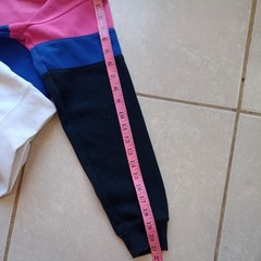 Polo Ralph Lauren Hoodie Small Pink Blue White Colorblock Pullover S