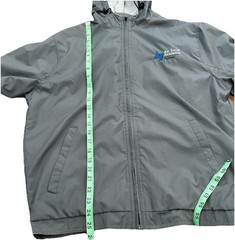 US Air Force Academy Falcons Jacket Gear For Sports Hooded Soft Lining Gray – SM