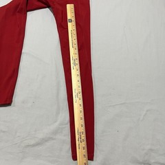 Ivy Park Womens Red Stretch Everyday Comfort Gym Performance Ankle Leggings XS