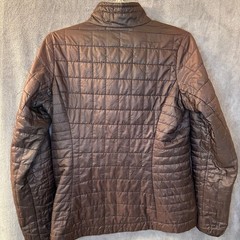 Patagonia Womens Small Nano Puff Gorpcore Logo Quilted Jacket Black Full Zip