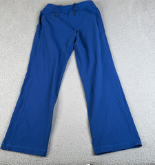 Lululemon Pant Women Large Tall Blue Drawstring RN 106259 CA 35801 P3 Training