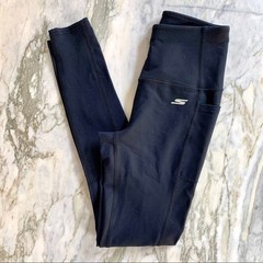 Skechers Womens GoWalk Athletic Casual Pocket Yoga Performance Leggings Black XS
