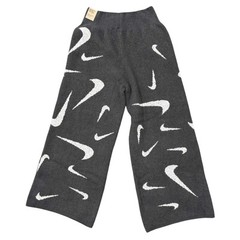 Nike Phoenix Cozy Boucle Knit Hi-Waist Wide-Leg Pants, Size Large NWT FD4288-227