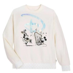 VANS Disney x VANS Women’s Mickey & Minnie Graphic Crewneck Pullover M White