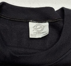 Pannill by Hanes Sweatshirt Womens Size Large Christmas Poinsettia Glitter Black