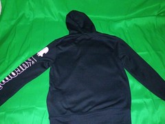 Kuromi Graphic Hoodie Womens Small Black Pink Sanrio Pullover