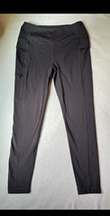 Avalanche Women’s Gray Pull-On Leggings Size L Polyester/Spandex Stretch