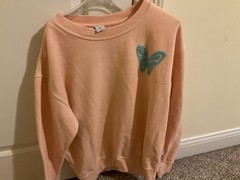 Dollywood Vibe Butterfly Puff Quilt Boho Country Chic Dolly Parton Sweatshirt XL