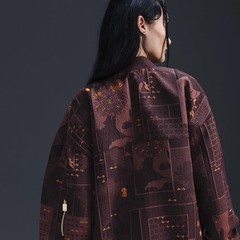 Nike Naomi Osaka Jacquard Jacket  FV7795‑652 Women’s Large Burgundy Crush $300