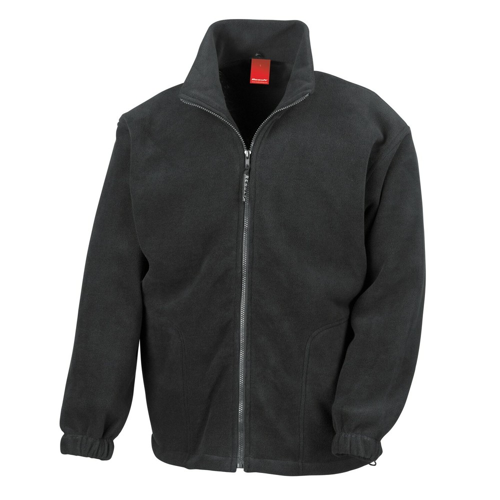 Result Mens Jacket Fleece Full Zip Up Heavy Outdoor Warm Polar Anti Pill Work