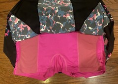 Tail Tennis Skirt Skort Sz S Black Pink Blue White Pleated 2 Ball Pockets