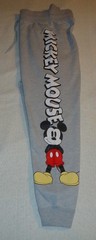 Disney Mickey Mouse Gray Jogger Sweatpants – Size Small (S)