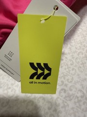 NWT Women’s All In Motion High Support Zip-Front Mesh Crossback Sports Bra, 44DD