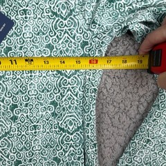 Tommy Bahama Sophie Yoga Jacket Womens Small Green Geometric Mock Neck Interlock