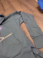 Nike Meant to Fly Air Force lll Green/Gray Hoodie Loose Fit Sweatshirt Medium