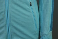 Icebreaker Merino GT Light Blue Full Zip Long Sleeve Hooded Jacket Size S